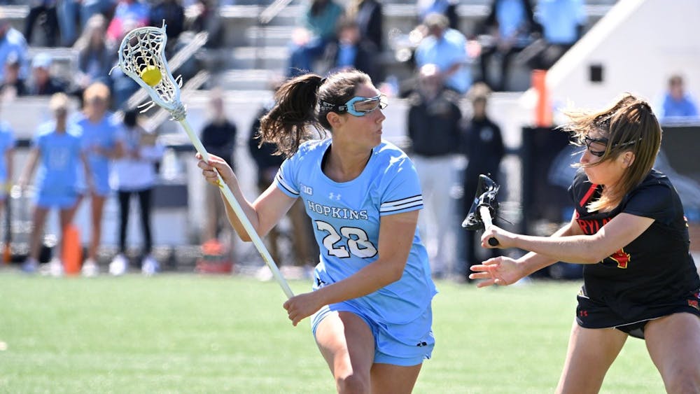 COURTESY OF HOPKINSSPORTS.COM
The Jays scored a whopping 16 goals in their win over the Chanticleers.