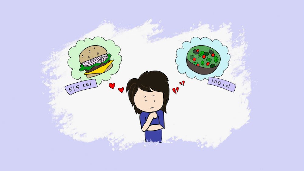 ROSIE JANG/CARTOONS EDITOR
Andersson critiques the culture surrounding food at Hopkins, encouraging students to nourish their bodies. 