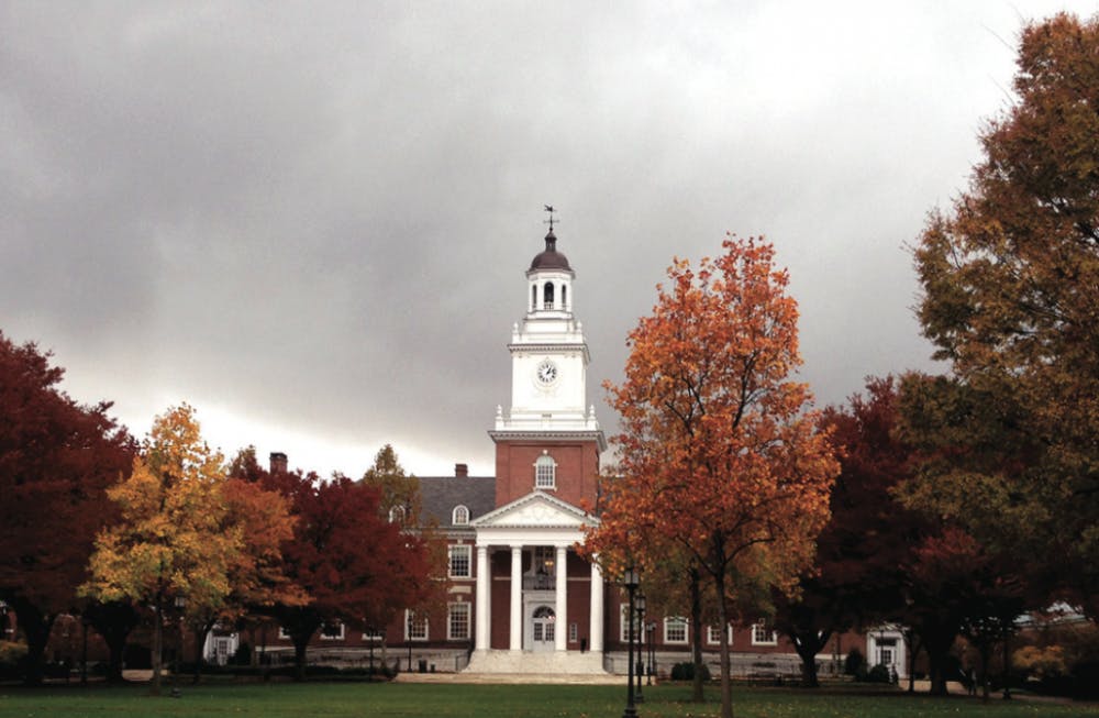  FILE PHOTO
The stained glass windows in Gilman Hall’s Hutzler Reading Room attract many humanities majors.