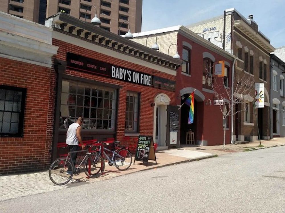 COURTESY OF VERONICA REARDON
Baby’s on Fire is located on the relatively idyllic Morton Street, not far from the bustle of North Charles.