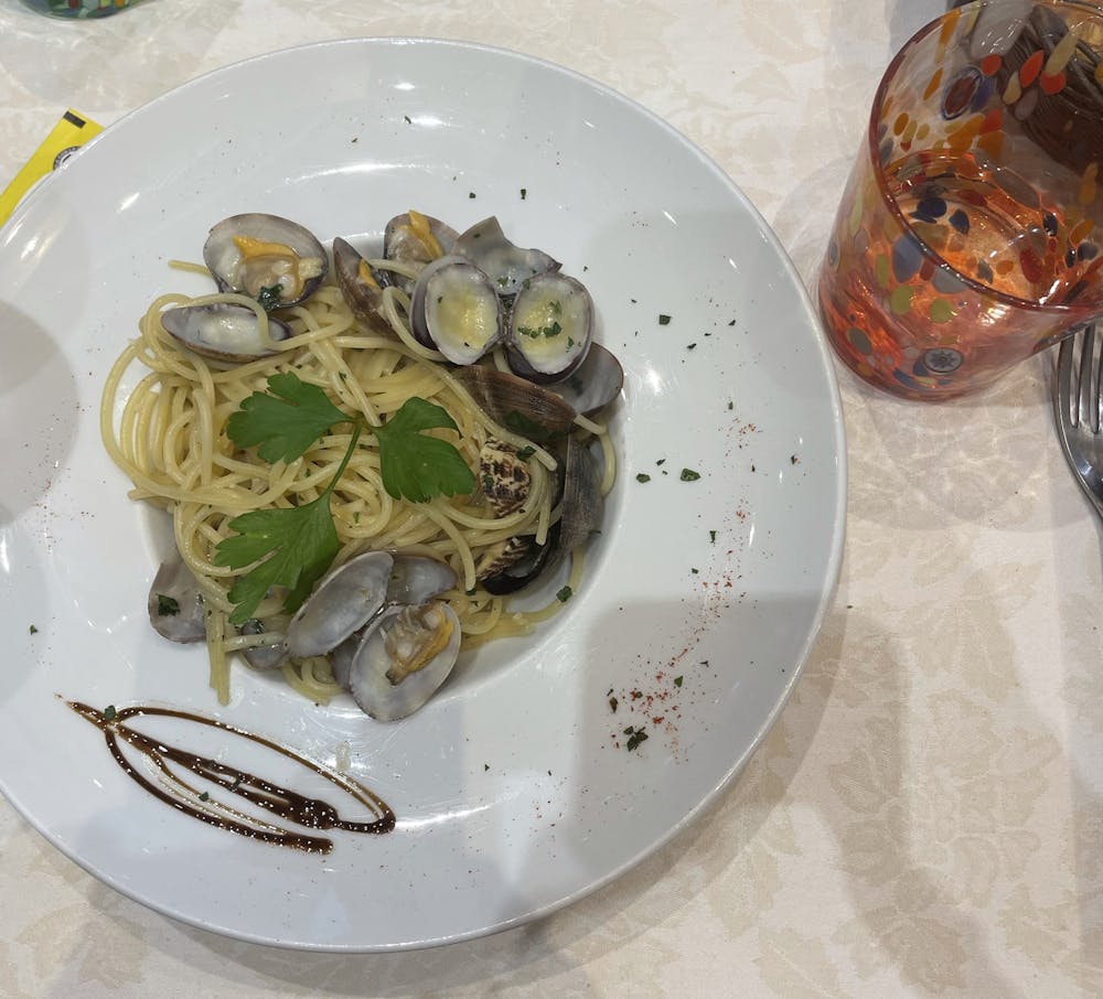 COURTESY OF MOLLY GREEN
Green reflects on how pasta alle vongole shows up in her life.