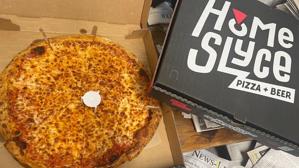 COURTESY OF MICHELLE LIMPE
HomeSlyce places second on the print night pizza ranking, with its best feature being its proximity. 