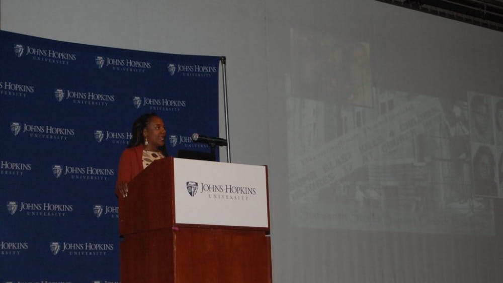CINDY JIANG/PHOTOGRAPHY STAFF Bree Newsome removed a confederate flag from the S.C. State House as a form of protest.