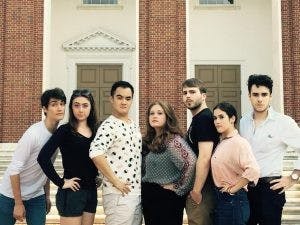  COURTESY OF LEON SANTHAKUMAR
The Buttered Niblets competed against UMBC as part of the improv comedy show titled Quickdraw.