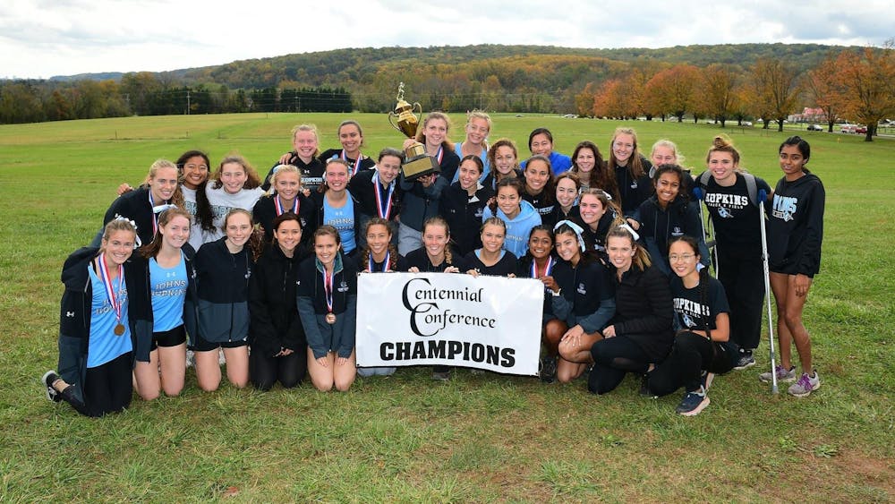 COURTESY OF HOPKINSSPORTS.COM
The women’s cross country team has now qualified for 13 straight Centennial Conference championships.