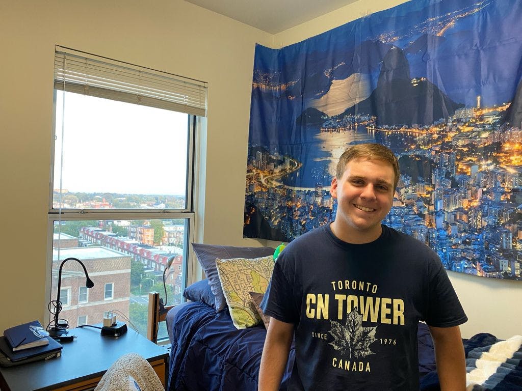 COURTESY OF GABRIEL LESSER
Lesser considers the importance of a bedroom and the feeling of home.