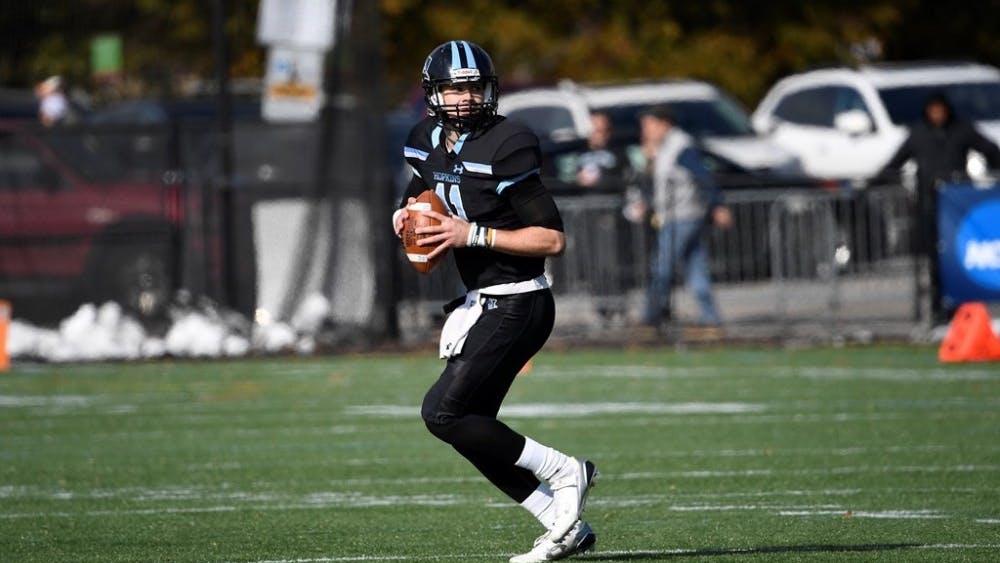 HOPKINSSPORTS.COM
Quarterback David Tammaro has led the Blue Jays to 11 straight wins.