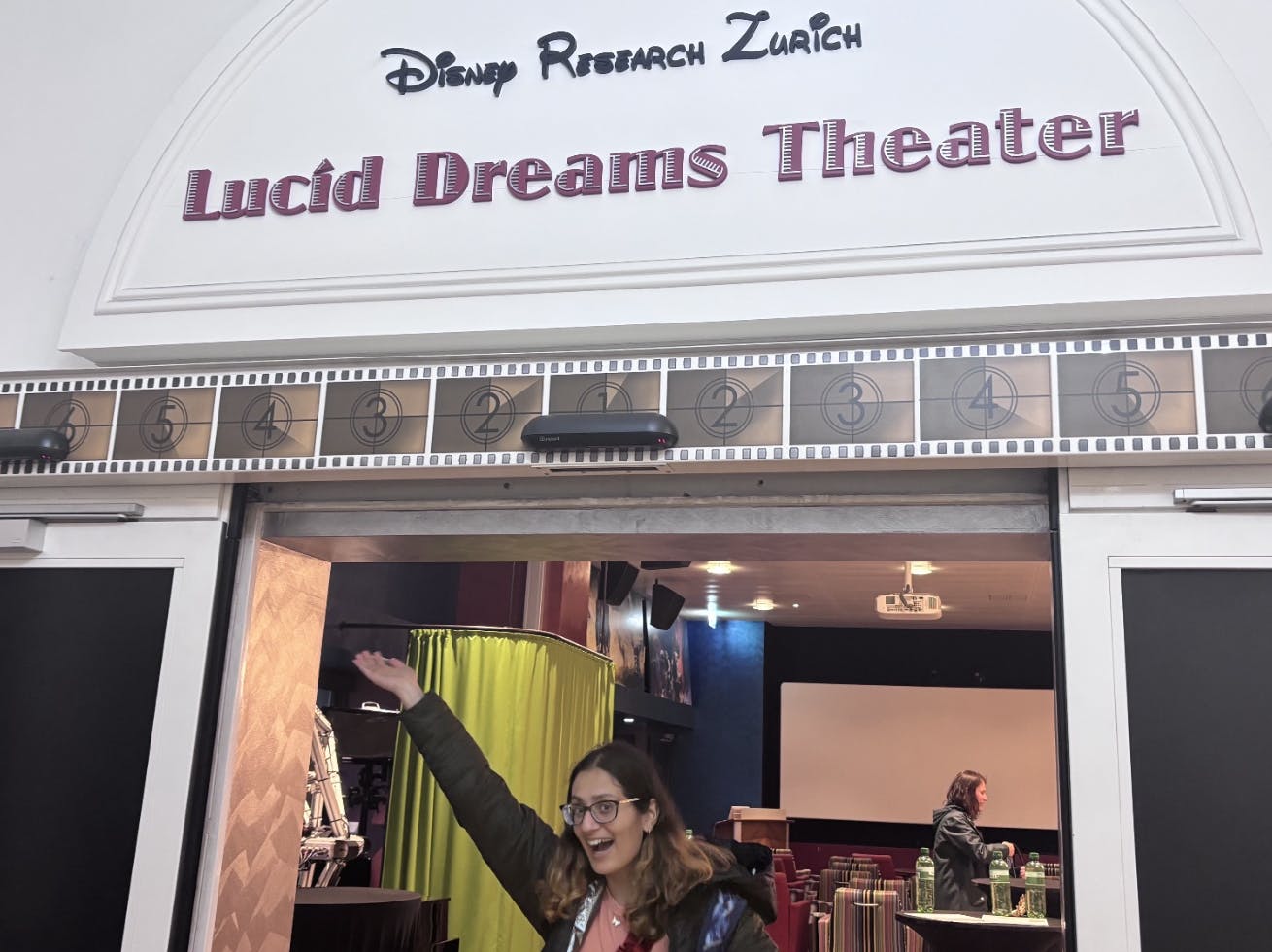 COURTESY OF IKSHU PANDEY&nbsp;
Pandey at the Disney Research facility in Zurich.&nbsp;