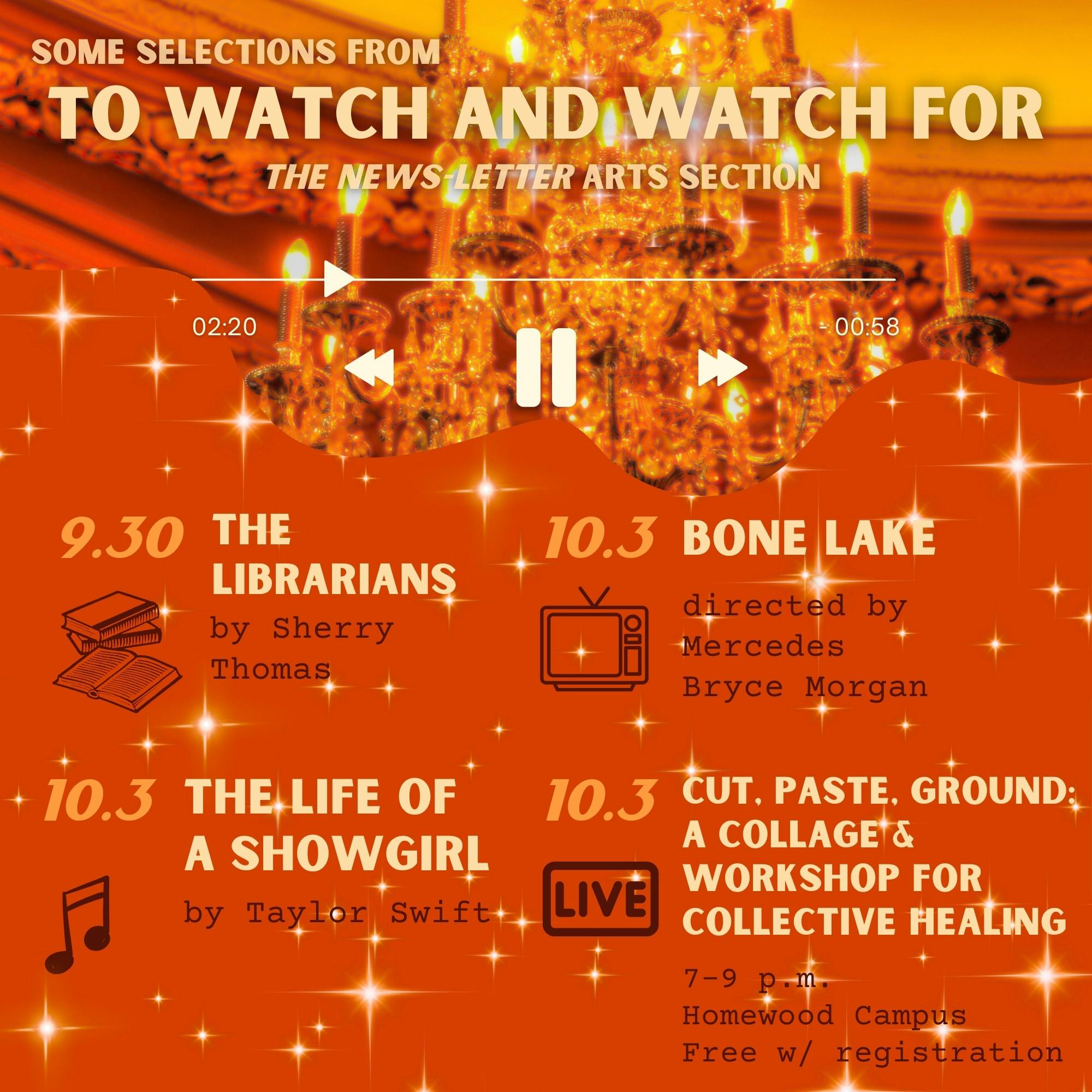 SYDNOR DUFFY / DESIGN &amp; LAYOUT EDITOR
Tune in this week for another list of upcoming releases and events, including a sure-to-succeed collage workshop.