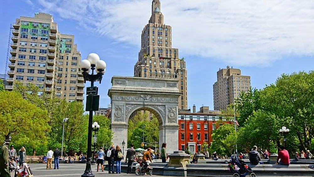 COURTESY OF JEAN-CHRISTOPHE BENOIST/CC BY-3.0
The Subtle Asian Daters meet-up took place at NYC’s Washington Square.