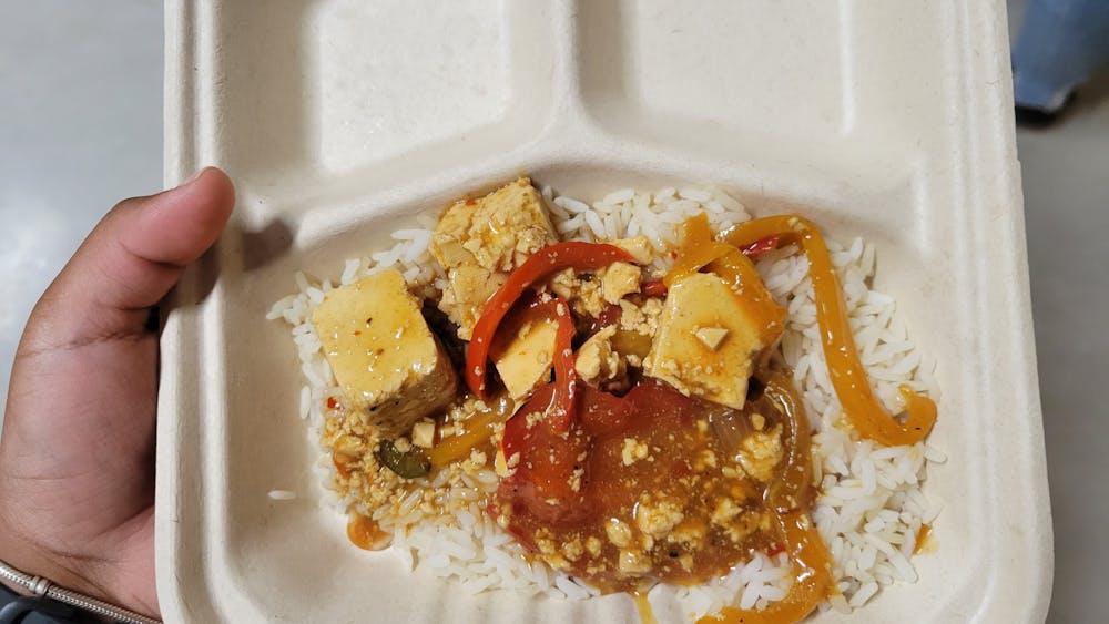 COURTESY OF DIKSHA IYER
Iyer struggles to find food at the Fresh Food Cafe that accommodates her dietary needs.