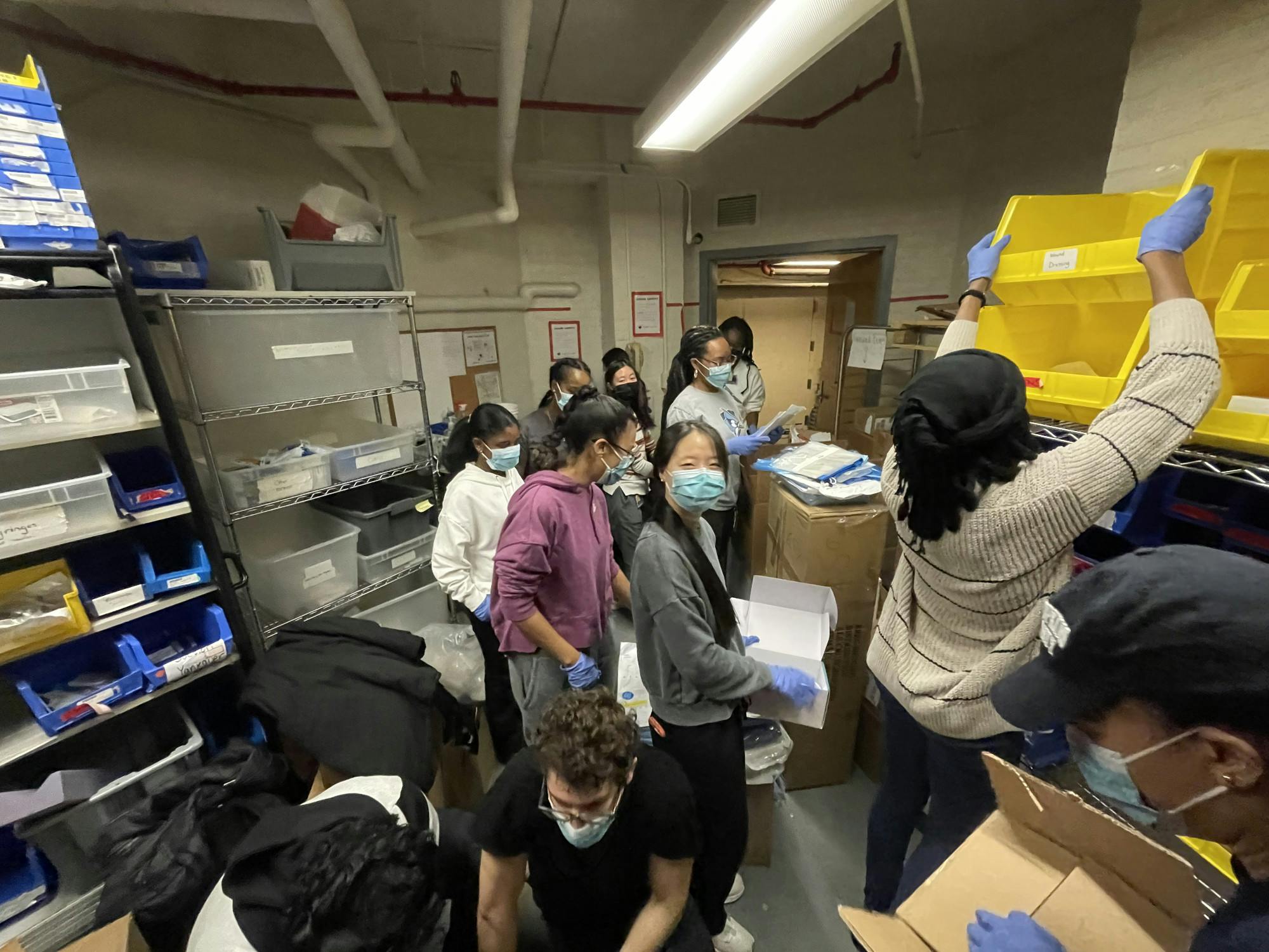 COURTESY OF STEVEN DOCTORMAN
In addition to sorting and shipping medical supplies, SHARE strives to build a learning community among members through shadowing programs, exhibitions and social events.