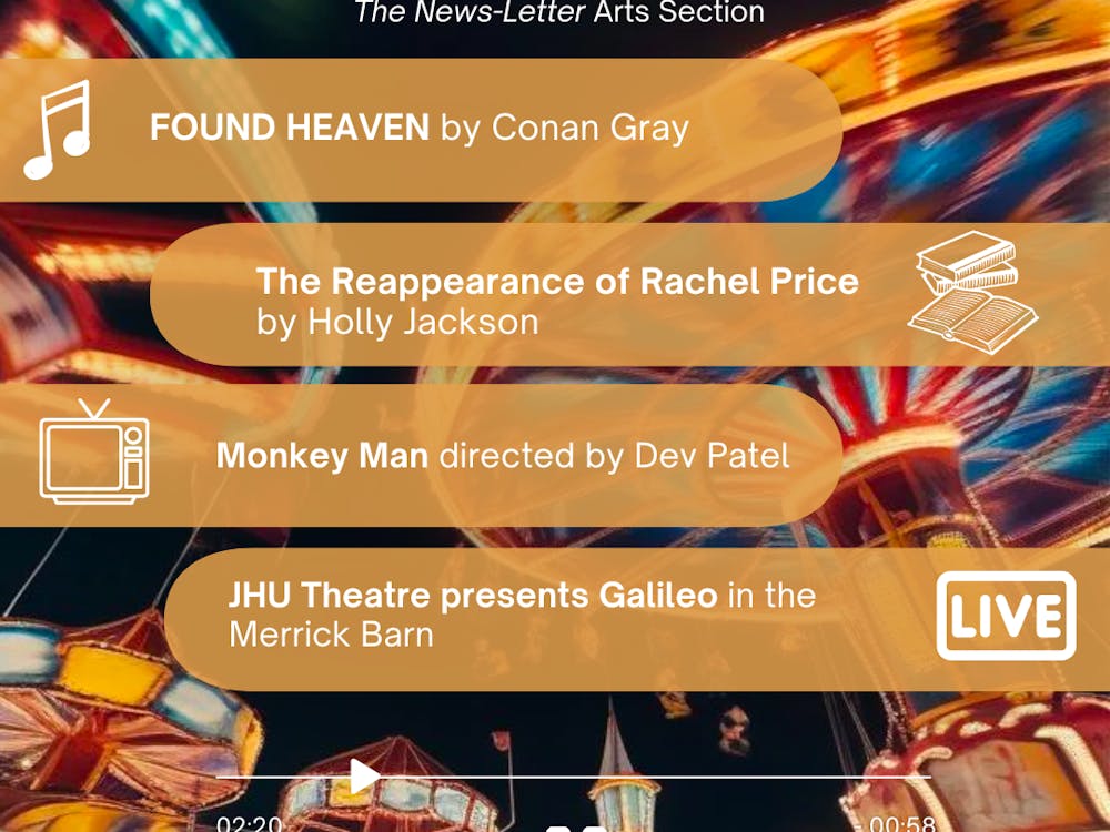 ARUSA MALIK / DESIGN AND LAYOUT EDITOR
This week’s picks include the action-thriller Monkey Man from Dev Patel, a new album release from Conan Gray and a production of Galileo from the Theatre department.
