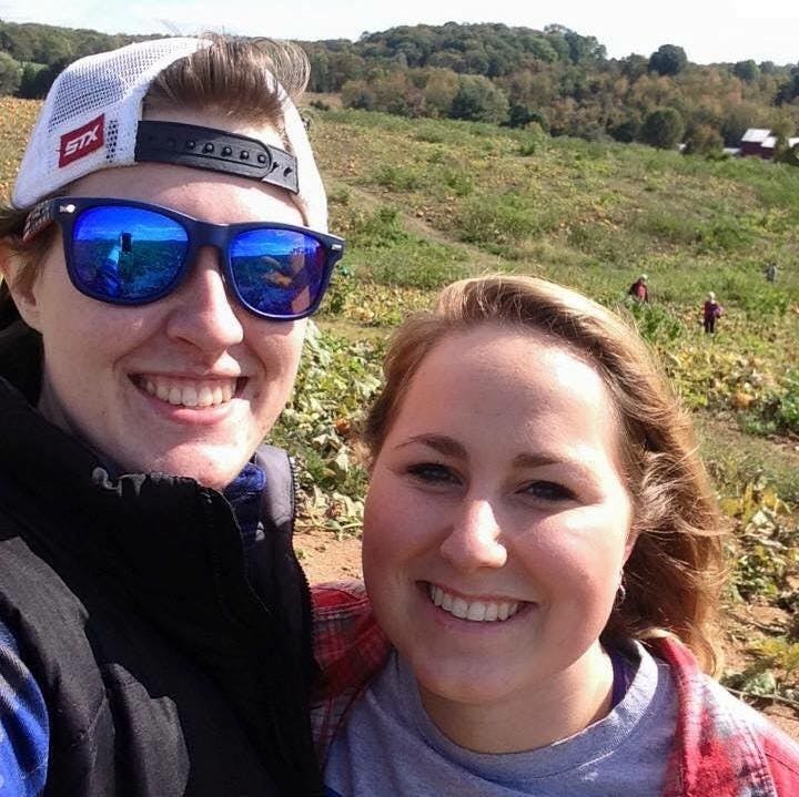 COURTESY OF ALLIE BULL
Bull’s girlfriend goes to Towson, but the distance can still be hard.