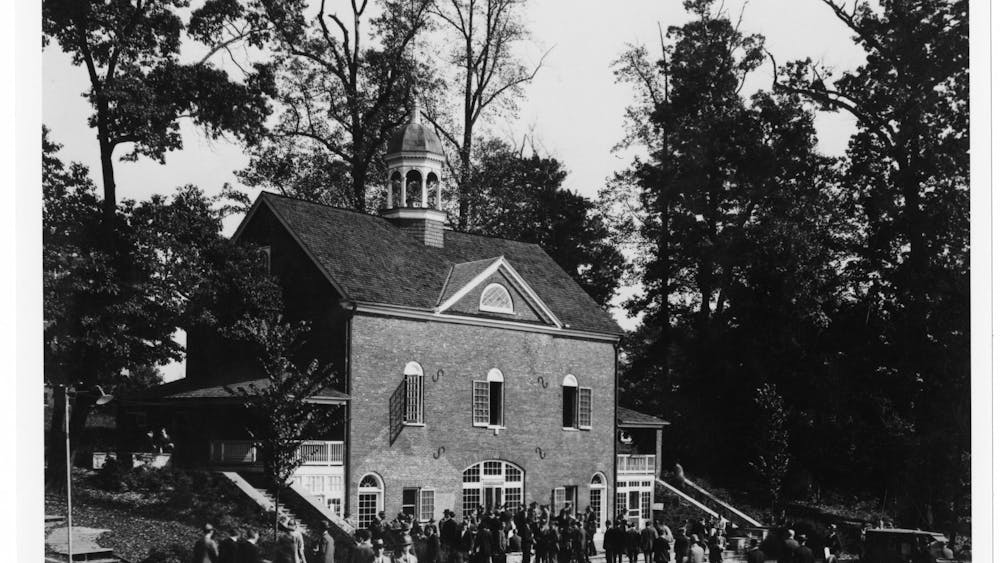 COURTESY OF SPECIAL COLLECTIONS
The Barn was originally built as a farm building but functioned as a space for student organizations after it was acquired by Hopkins.