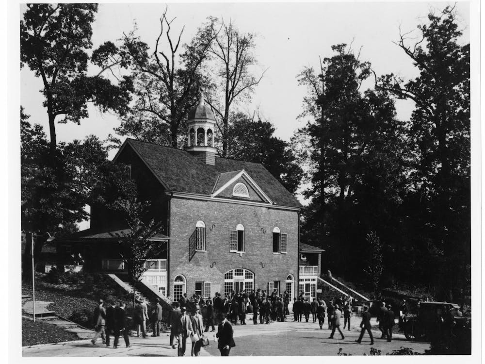 COURTESY OF SPECIAL COLLECTIONS
The Barn was originally built as a farm building but functioned as a space for student organizations after it was acquired by Hopkins.