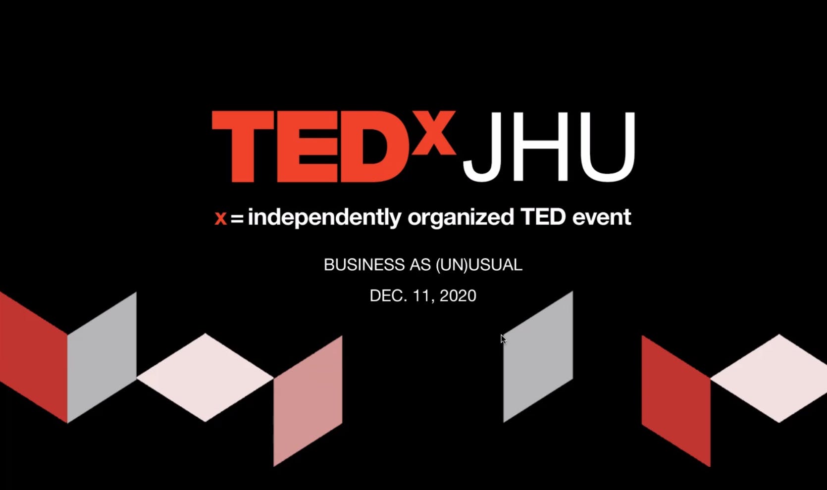 COURTESY OF TEDxJHU
Four students gave talks at TEDxJHU’s annual salon event.&nbsp;