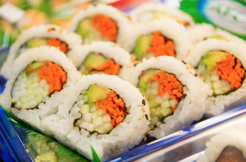  KARTYNAS/PUBLIC DOMAIN
Every day, the Bamboo Café employees start preparing fresh sushi well before dawn.