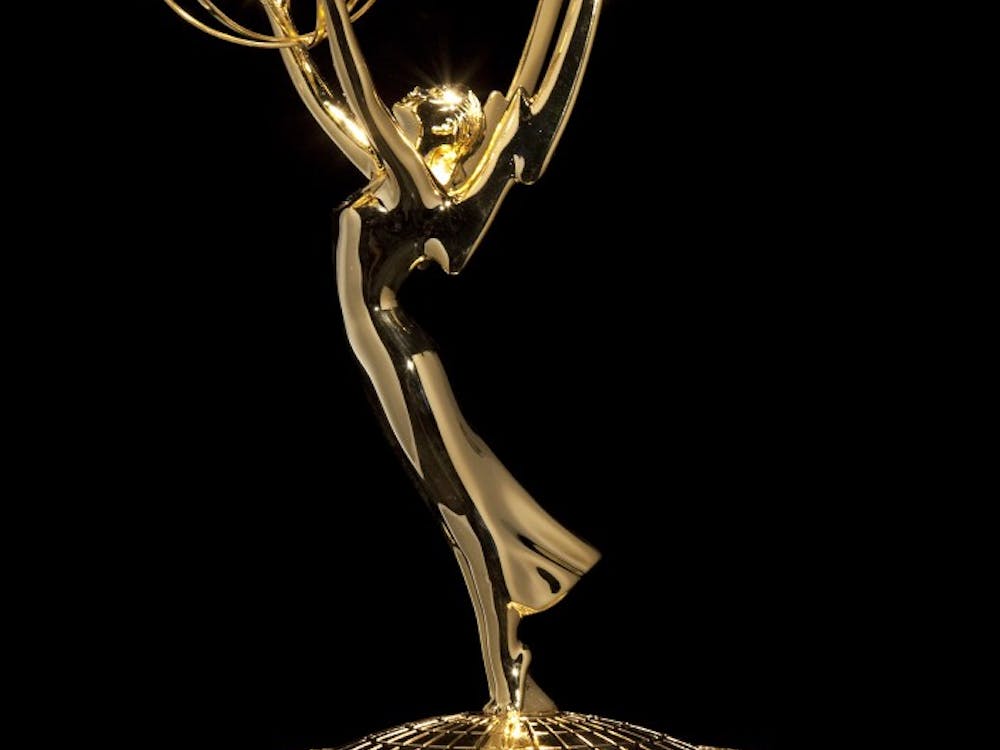 The 2009 Philo T. Farnsworth Primetime Emmy Award Statue given to NASA Television in recognition for engineering excellence and technological innovations that made possible the first live TV broadcast from the moon by the Apollo 11 is shown on Aug. 19, 2009 at NASA Headquarters in Washington.  Photo Credit: (NASA/Bill Ingalls)