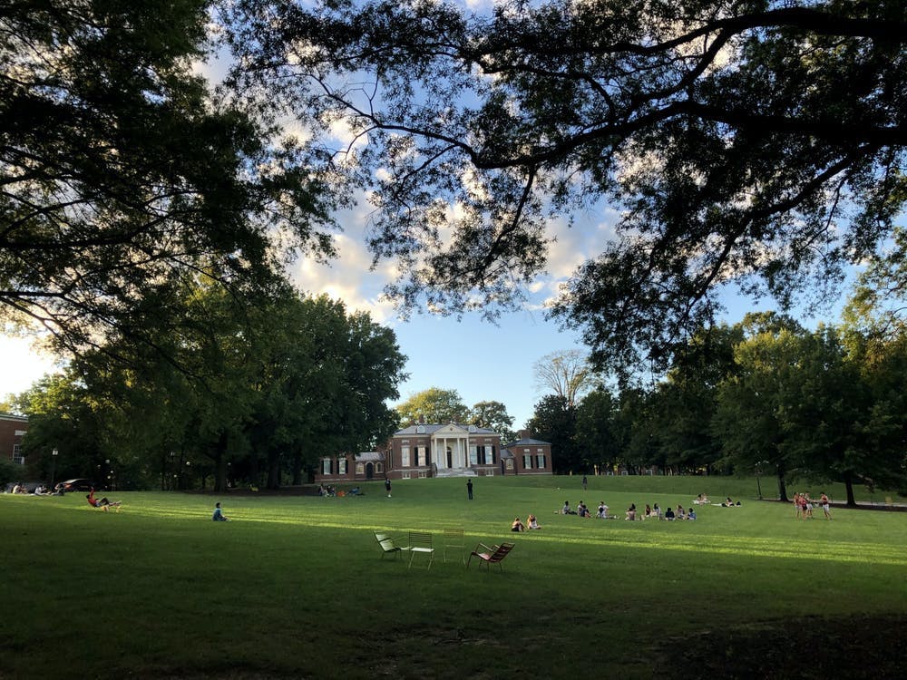 FILE PHOTO
While “The Beach” has no sand or waves, students still use it to hang out with friends and sunbathe.