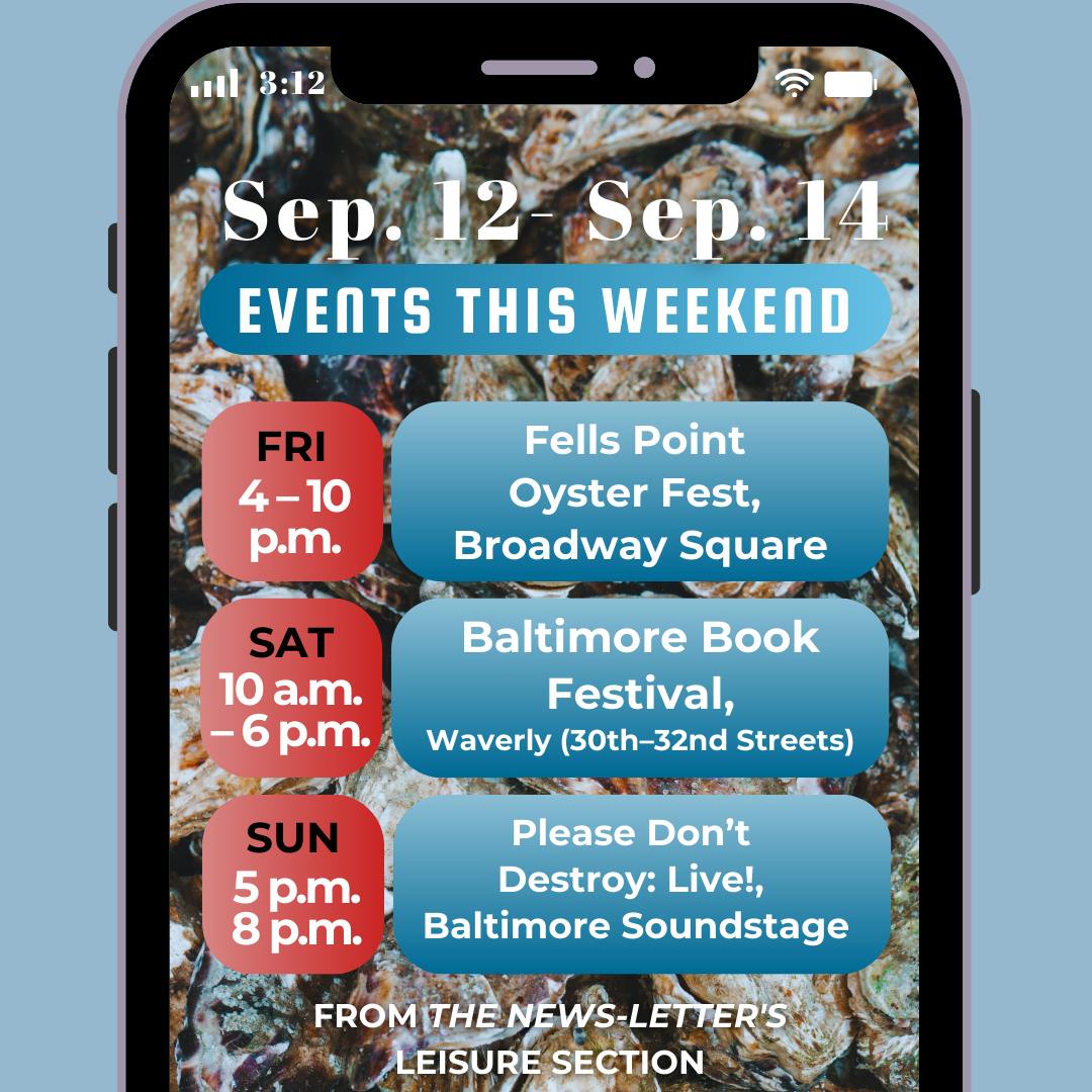 RUI DO ROSARIO / DESIGN &amp; LAYOUT EDITOR
Attend the Baltimore Book Festival to read the works of local authors on Saturday!