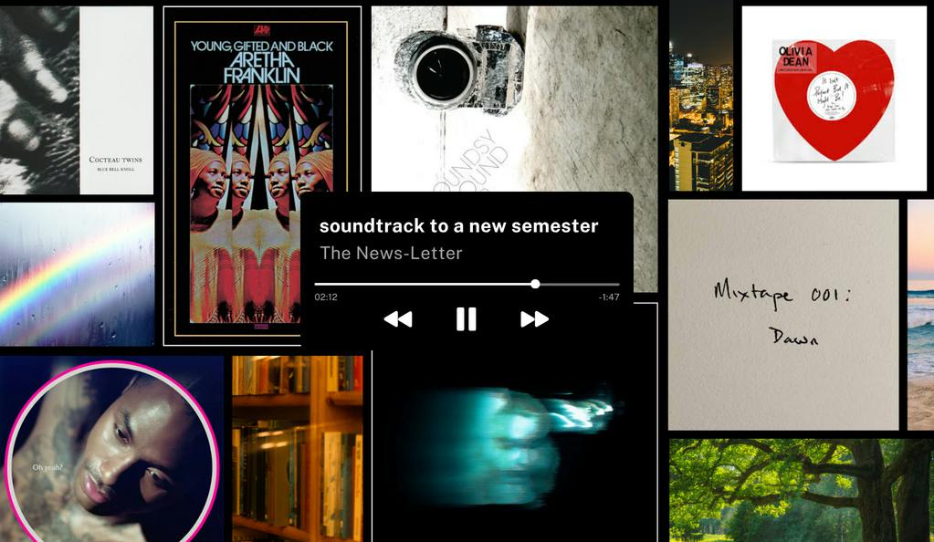 SYDNOR DUFFY / DESIGN &amp; LAYOUT EDITOR
Seifert shares her soundtrack to the start of the semester.