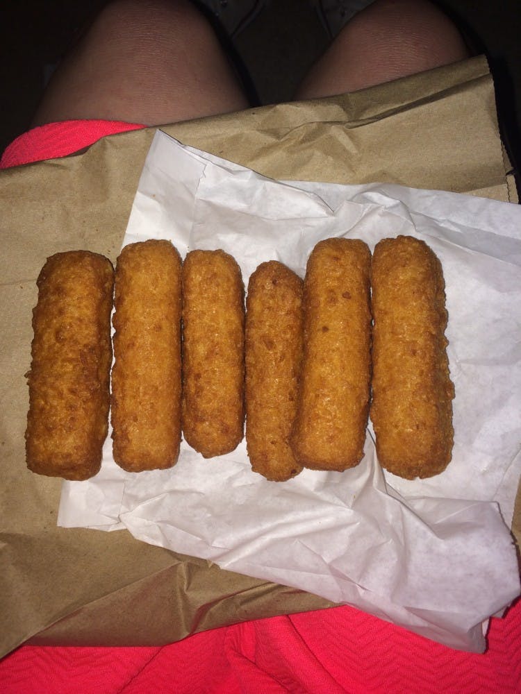 COURTESY OF SU ATAMAN

Though not the best, UniMini’s mozz sticks will always satisfy as 4 a.m. drunchies.