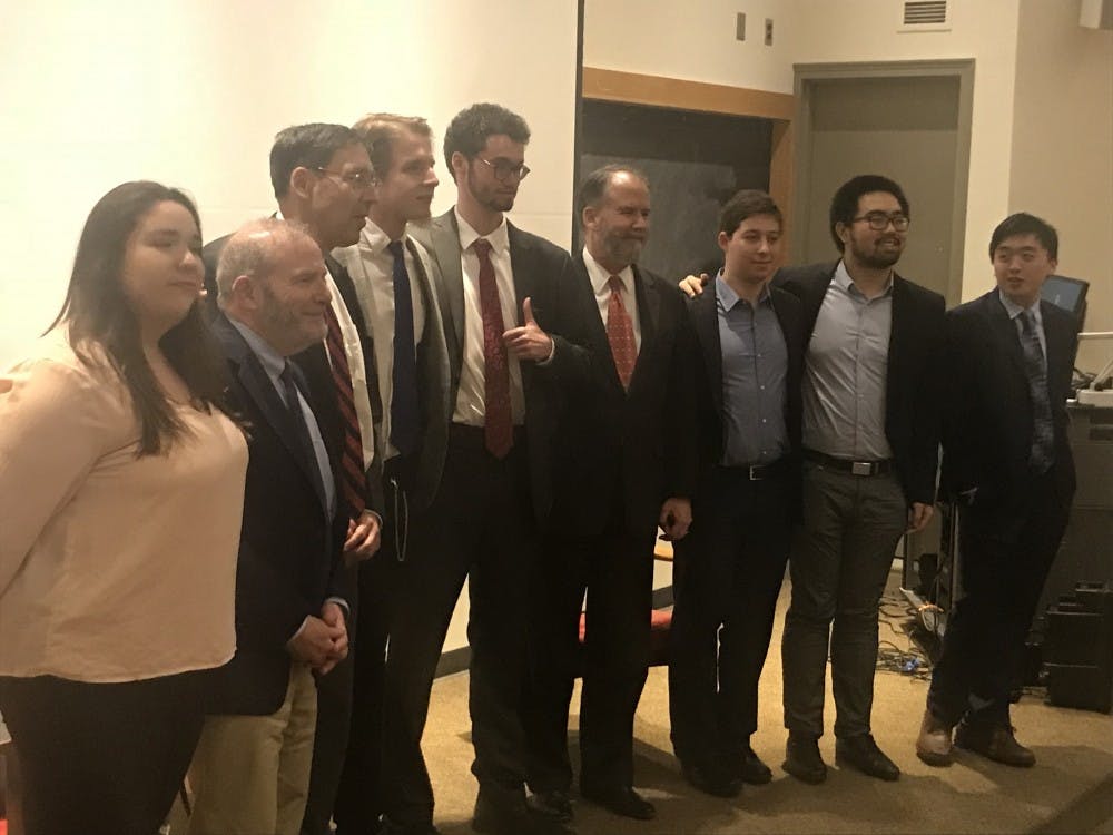 COURTESY OF EMILY MCDONALD
Several organizations sponsored the debate, including the International Studies department.