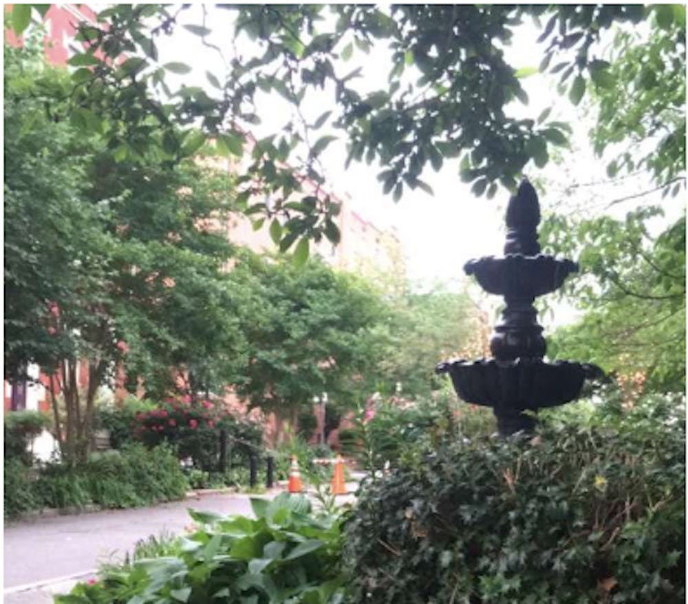 COURTESY OF RENEE SCAVONE
Located near the cafe, this little park is the perfect place to eat lunch.