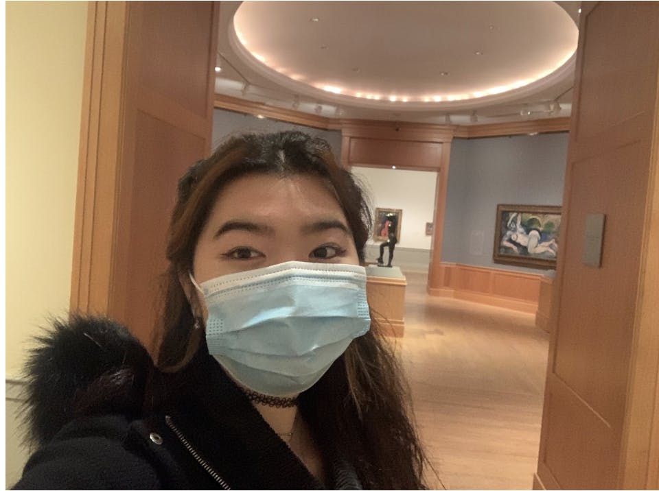 COURTESY OF EUNICE PARK
Park paid a visit to the Baltimore Museum of Art, which reopened with new safety guidelines on Sept. 16.