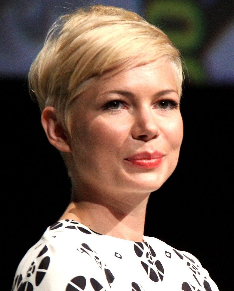 COURTESY OF GAGE SKIDMORE/ CC BY-SA 2.0
Michelle Williams is one example of a famous gal that rocks short hair. &nbsp;