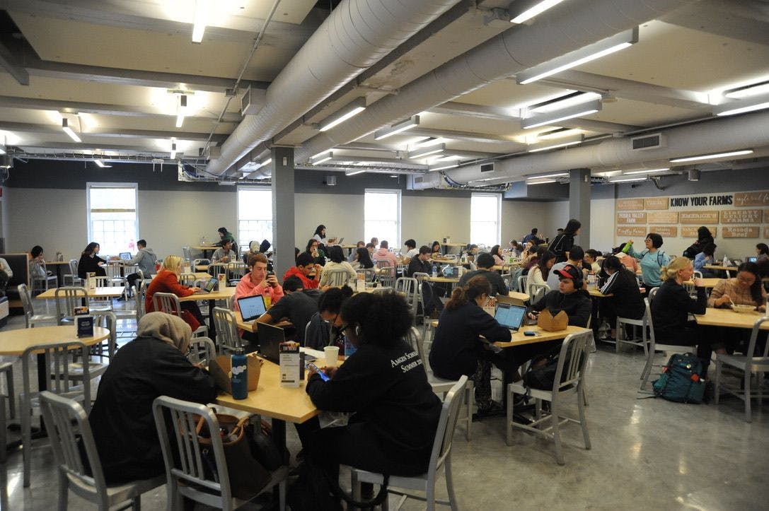 FILE PHOTO
Levering Hall, which now houses dining options, was once the spot for an on-campus bar colloquially called "The Rat."