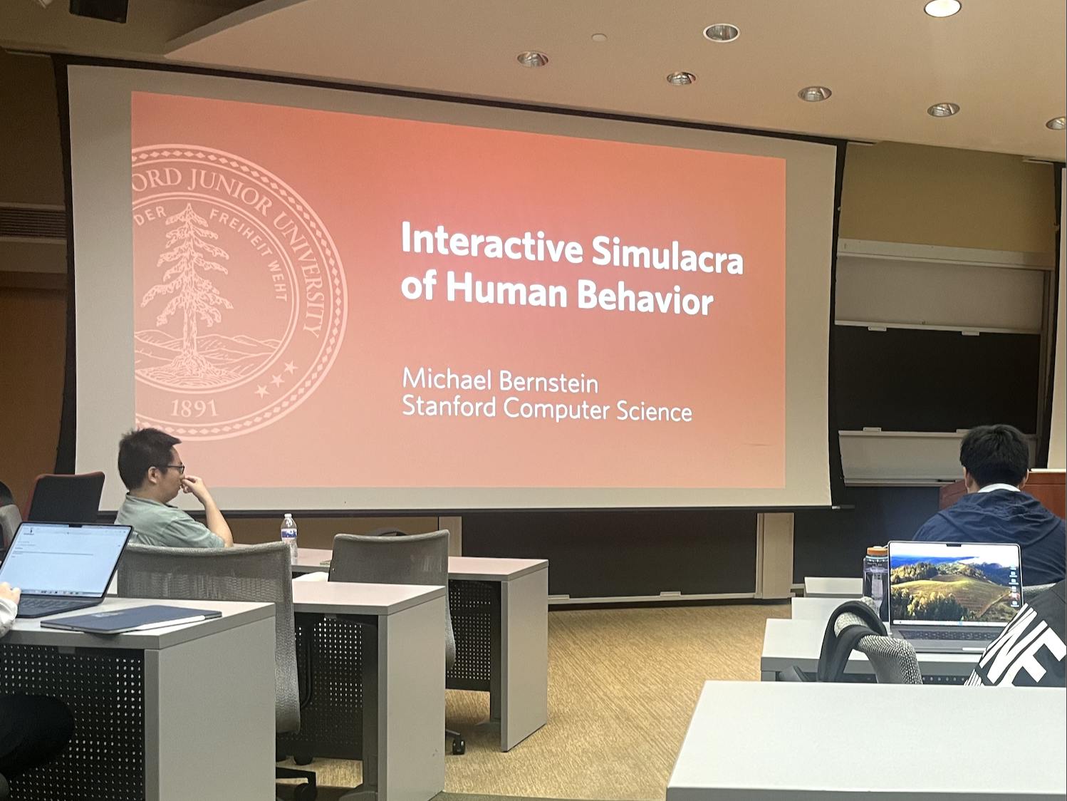 COURTESY OF SHREYA TIWARI
Stanford University professor Michael Bernstein discussed new research in the field of human-computer interaction (HCI) in a talk held by the Center for Language and Speech Processing.&nbsp;