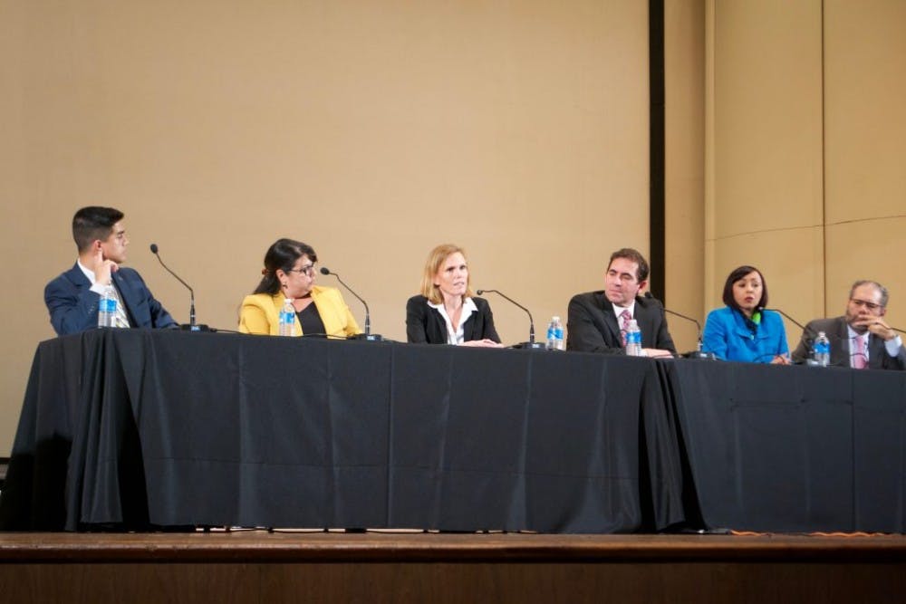  CINDY JIANG/PHOTOGRAPHY EDITOR
The JHU Forums on Race in America hosted its first event geared toward the Latino community, where five experts reflected on the election results.