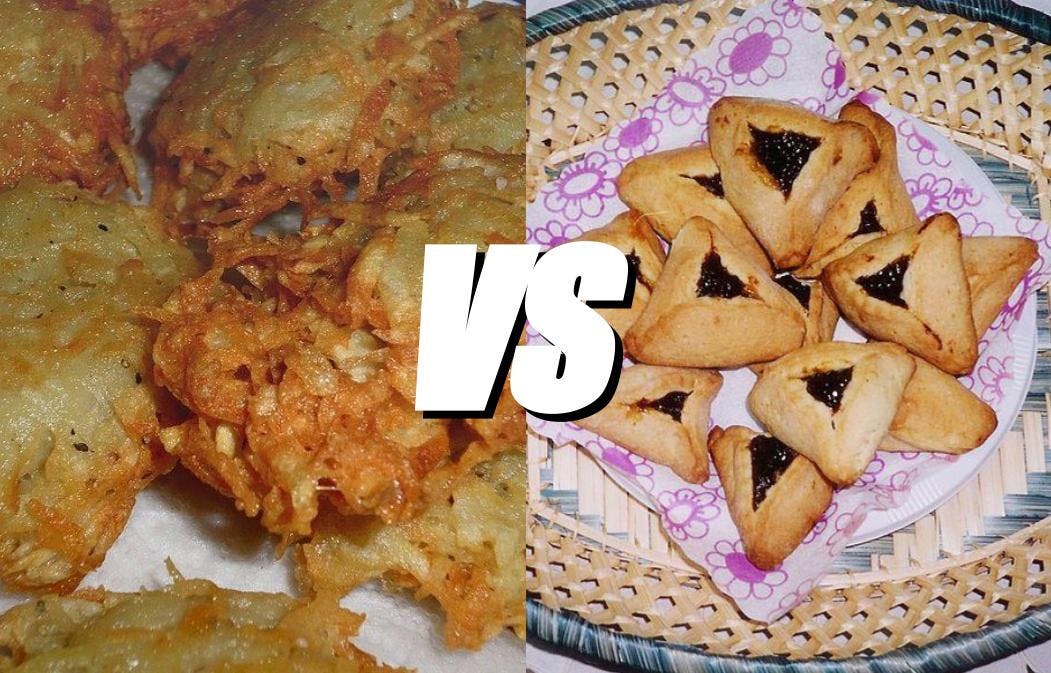 PUBLIC DOMAIN / edited by Claire Goudreau
Professors debated whether latkes or hamantaschen were better.