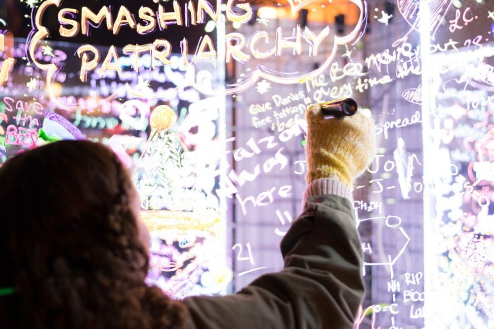 KAREEM OSMAN/PHOTOGRAPHY EDITOR
Students were disappointed that this year’s lighting did not take place on Keyser Quad.