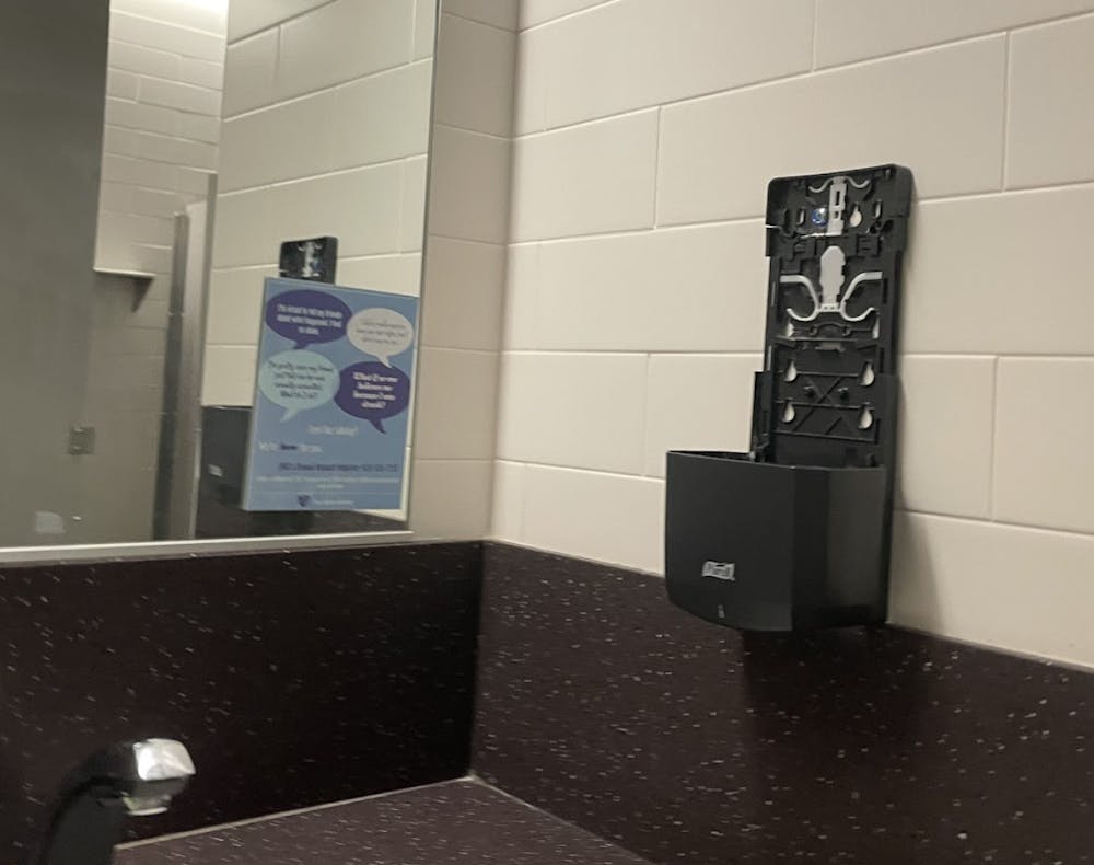 COURTESY OF SGA
The recent removal of soap from library bathrooms has mostly been met by indifference from the Hopkins student body.