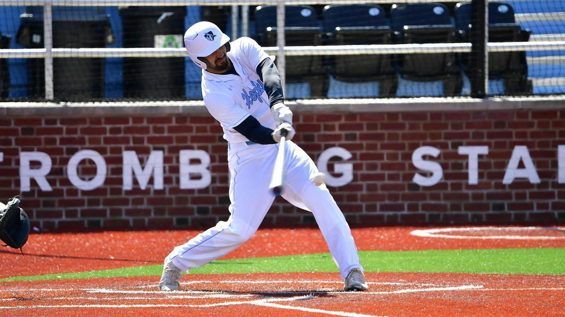 COURTESY OF HOPKINSSPORTS.COM
Junior Jared deFaria homered twice over the weekend, fueling the Jays’ offense both games.