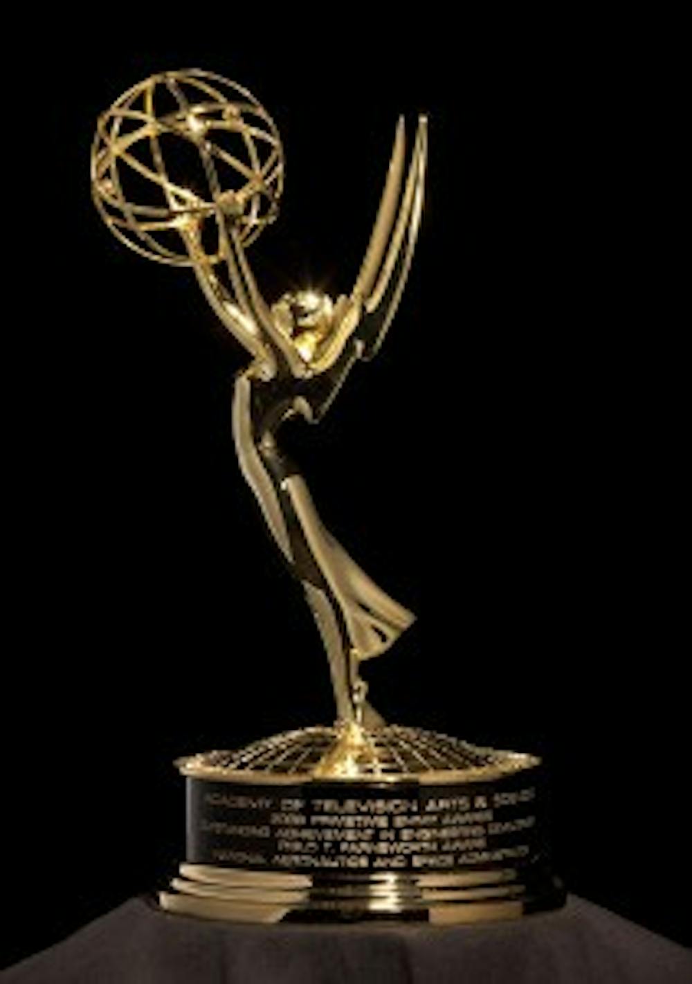 The 2009 Philo T. Farnsworth Primetime Emmy Award Statue given to NASA Television in recognition for engineering excellence and technological innovations that made possible the first live TV broadcast from the moon by the Apollo 11 is shown on Aug. 19, 2009 at NASA Headquarters in Washington.  Photo Credit: (NASA/Bill Ingalls)