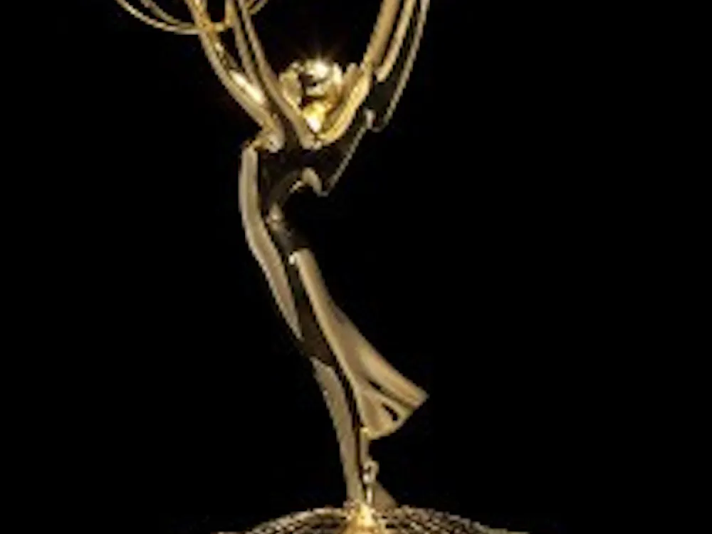 The 2009 Philo T. Farnsworth Primetime Emmy Award Statue given to NASA Television in recognition for engineering excellence and technological innovations that made possible the first live TV broadcast from the moon by the Apollo 11 is shown on Aug. 19, 2009 at NASA Headquarters in Washington. Photo Credit: (NASA/Bill Ingalls)
