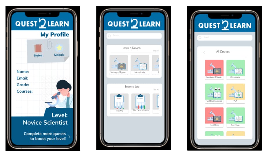 COURTESY OF QUEST2LEARN
The team hopes that their new app will be used both during and after the pandemic.&nbsp;