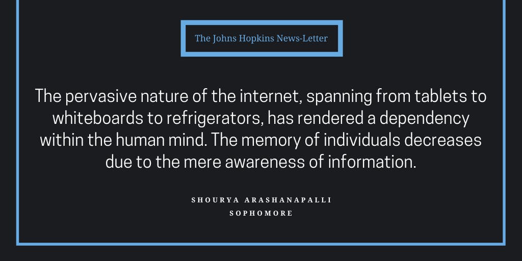 Arashanapalli investigates how the expansion of technology has impacted our education system and the psyches of students.&nbsp;