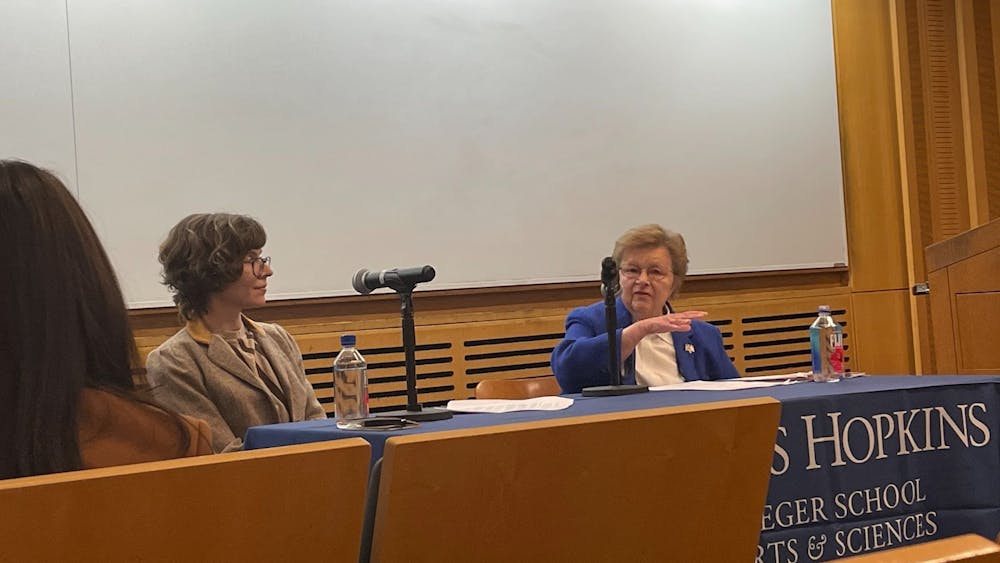 COURTESY OF NICOLE LABRUTO
Former Senator Barbara Mikulski discussed women's healthcare advocacy following a documentary screening featuring her work.