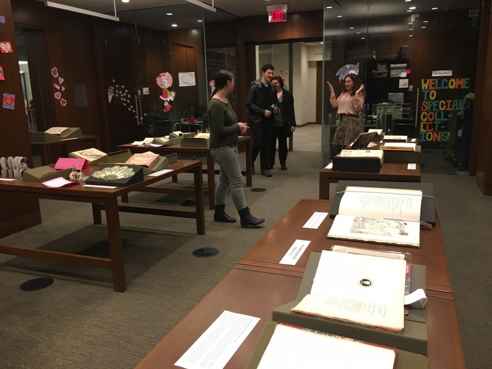 COURTESY of EDA INCEKARA
Special Collections hosted a saucy Valentine’s Day event on Monday.