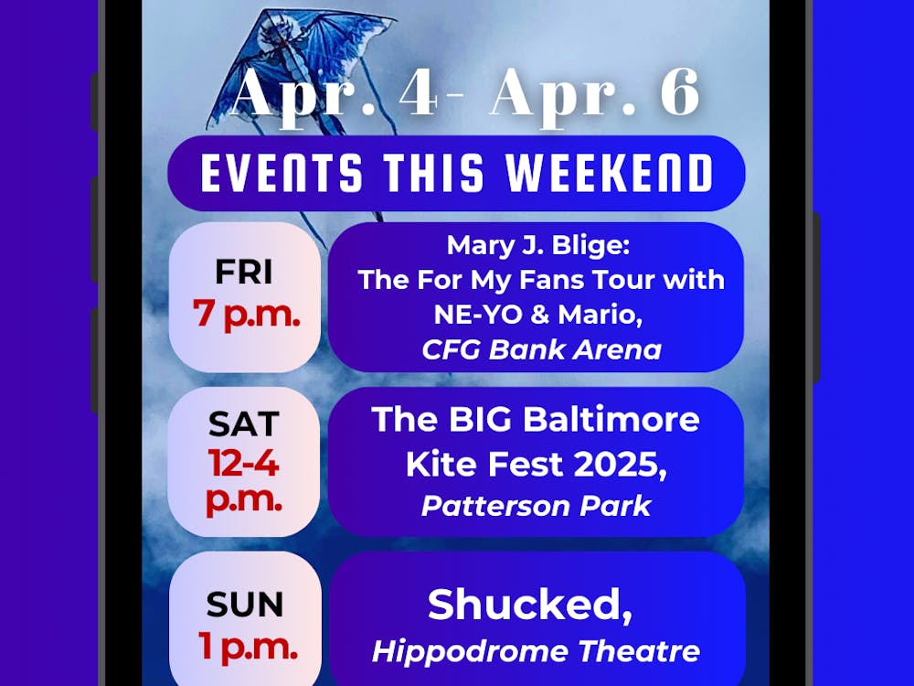 JIYUN GUO / DESIGN & LAYOUT EDITOR
This week, head to the Big Baltimore Kite Fest at Patterson Park. 