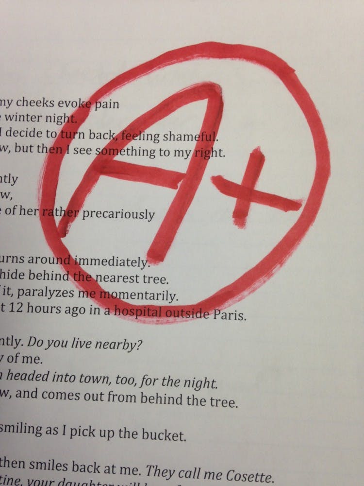 courtesy of catherine palmer
I try to remind myself that my value does not come from the grades I receive.