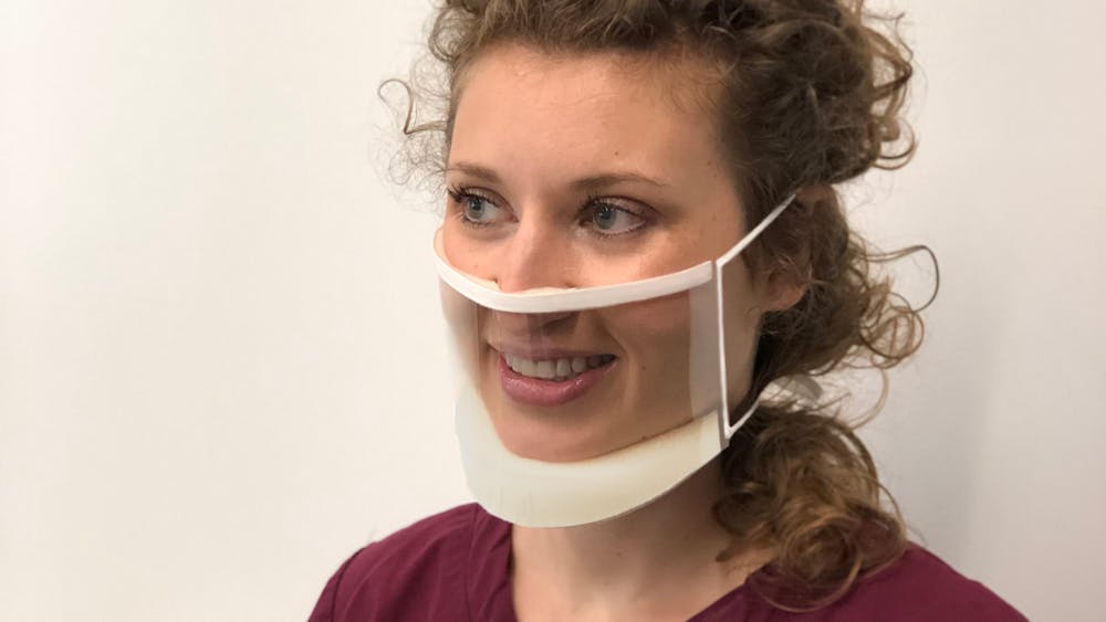 COURTESY OF CLEARKMASK LLC
ClearMask is the first fully transparent mask approved by the FDA.