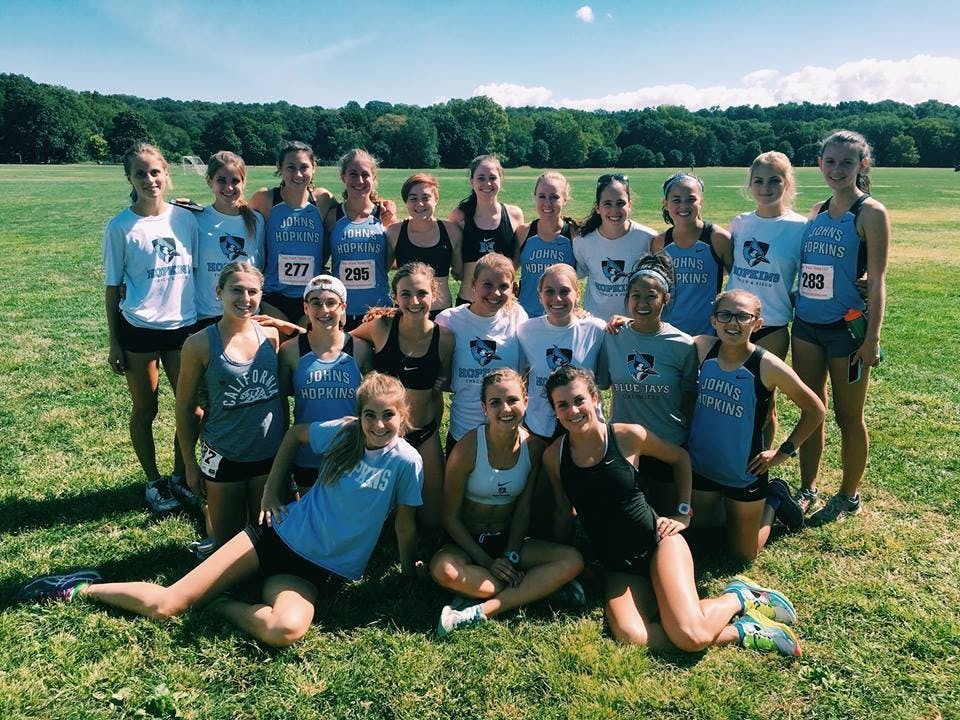 COURTESY OF EMILY STAHL
The women’s cross country team placed first at the Centennial Conference Championships this past weekend, finishing with 21 total team points.
