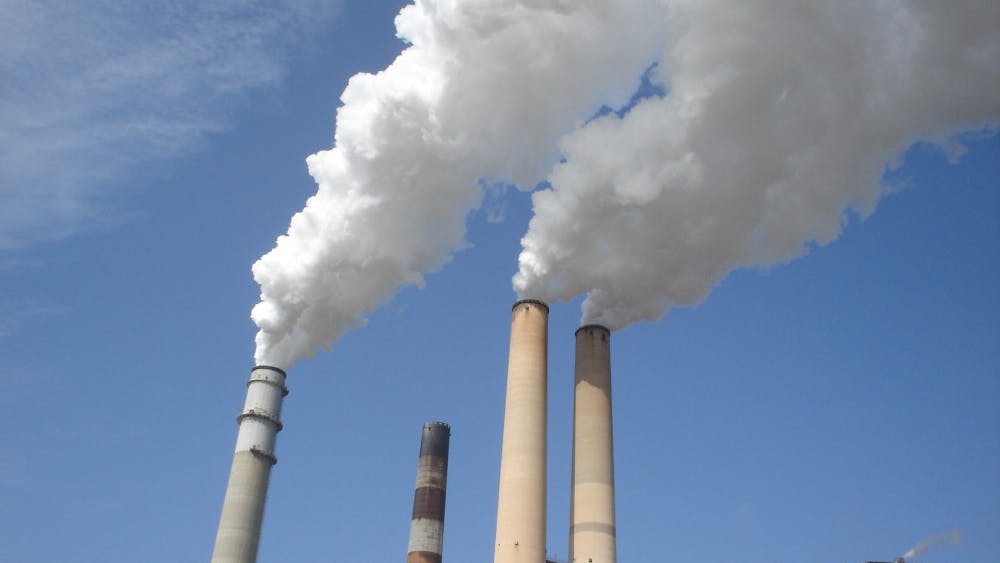 Public Domain

The burning of fossil fuels contributes to high levels of carbon dioxide.