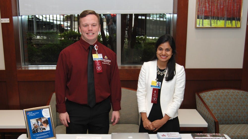 COURTESY OF JESSI WILSON
Wilmer Eye Institute coordinators raised awareness for World Sight Day.